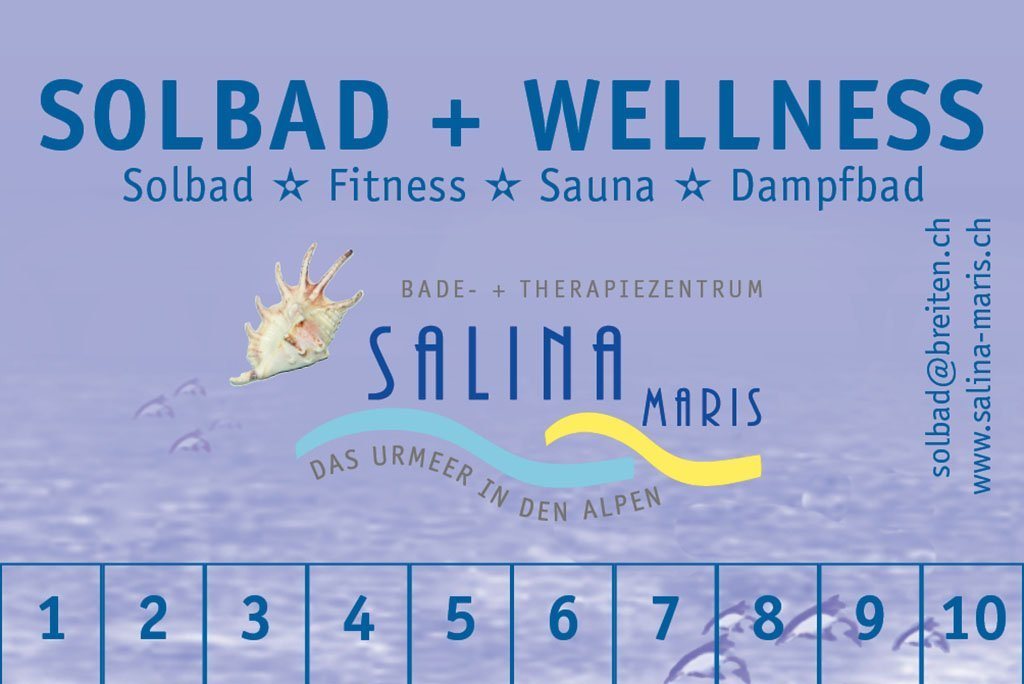 10-er Abonnement Solbad + Wellness Salina Maris